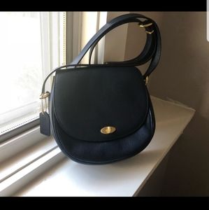 Navy Blue Vintage Coach Purse